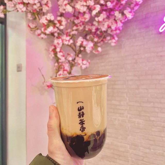 英國曼徹斯特 位置方便 唐人街內珍珠奶茶店