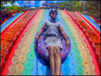 Rainbow slide at Daxiao Dongtian