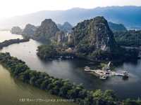 Aerial View of Seven Star Crags@Zhaoqing