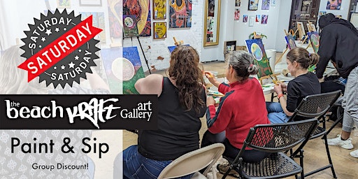 Saturday Paint and Sip - Group Discount | the beachKraft