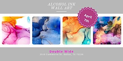 Alcohol Ink Wall Art | Double Wide Bar
