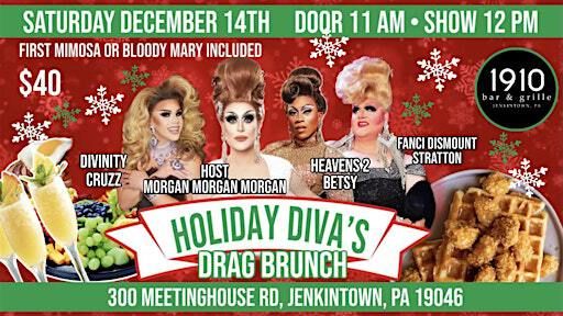 Holiday Diva's Drag Brunch | The Abington Club / 1910 Bar & Grille