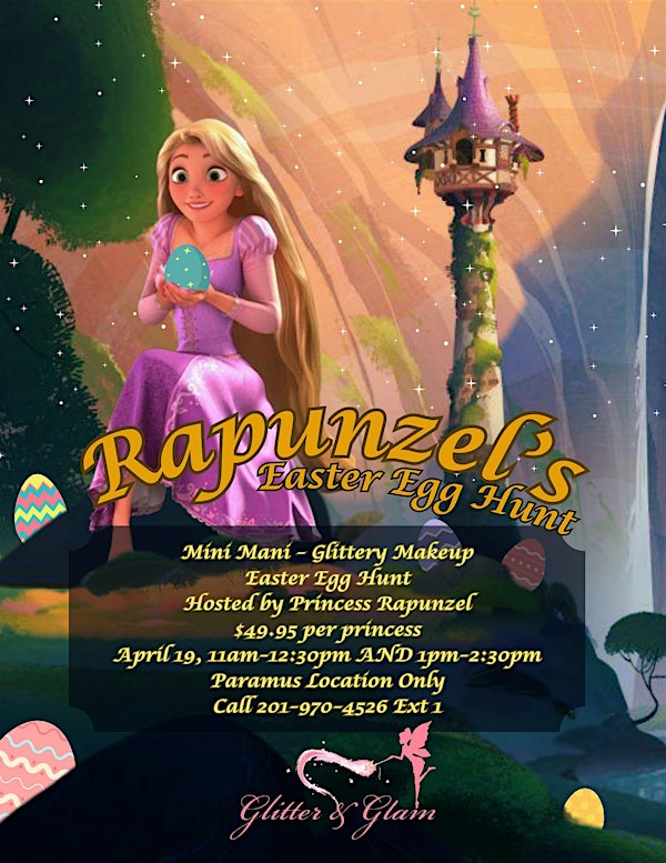 Rapunzel's Easter Egg Hunt at Glitter & Glam Paramus | Glitter & Glam