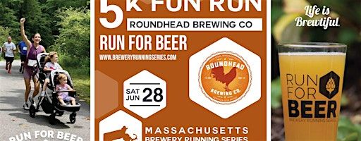 5k Beer Run x Roundhead Brewing Co. | 2025 MA Brewery Running Series | Roundhead Brewing Company