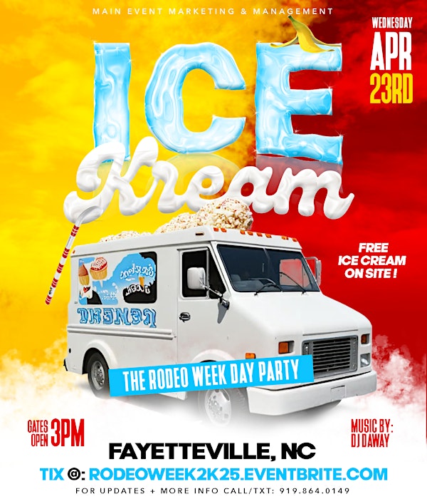 ICE KREAM || THE RODEO WEEK DAY PARTY | Fayetteville