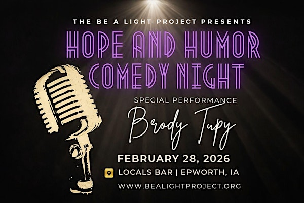 Hope and Humor Comedy Night | Locals Bar