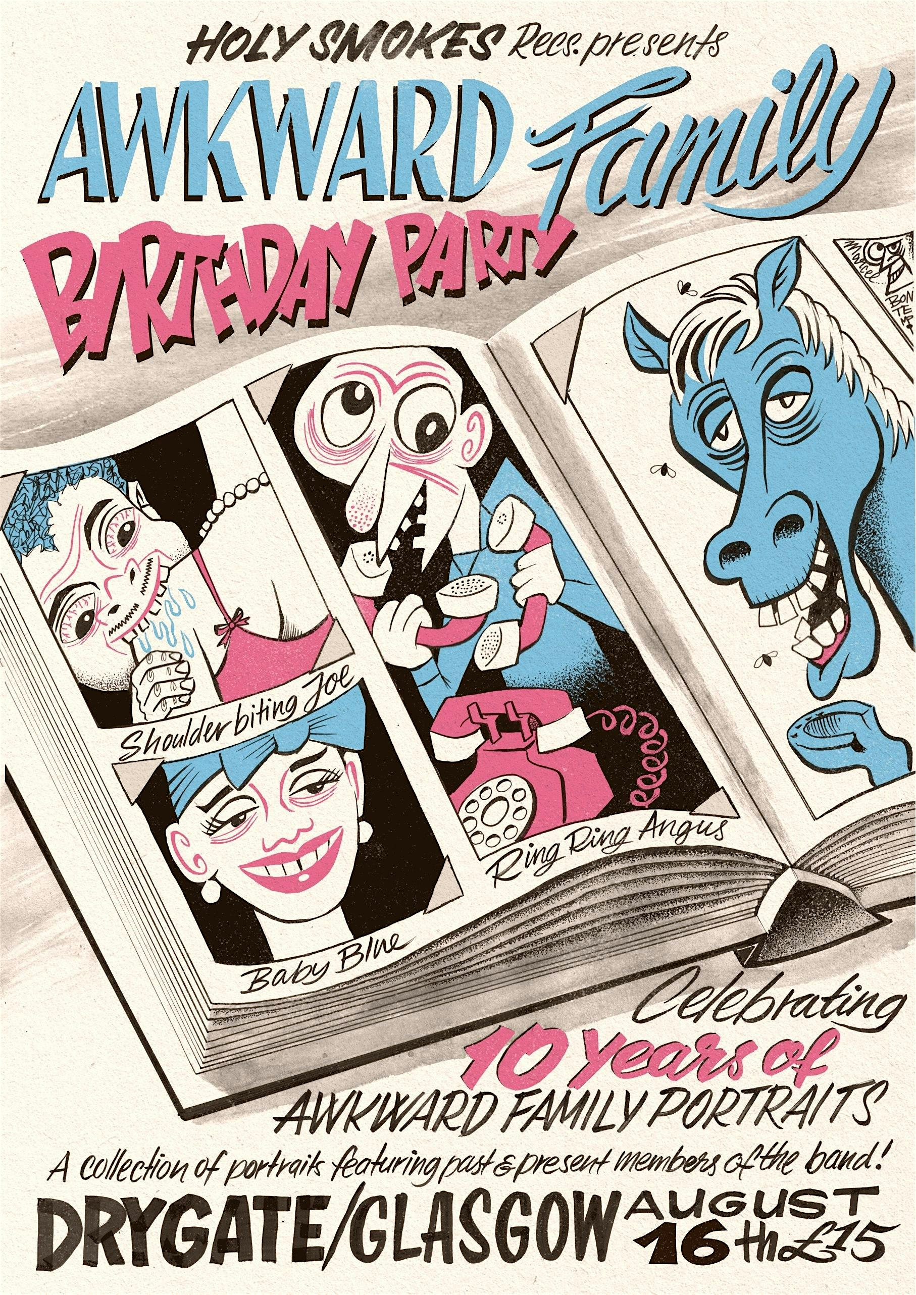 Awkward Family Birthday Party: 10 Years of Awkward Family Portraits | Drygate