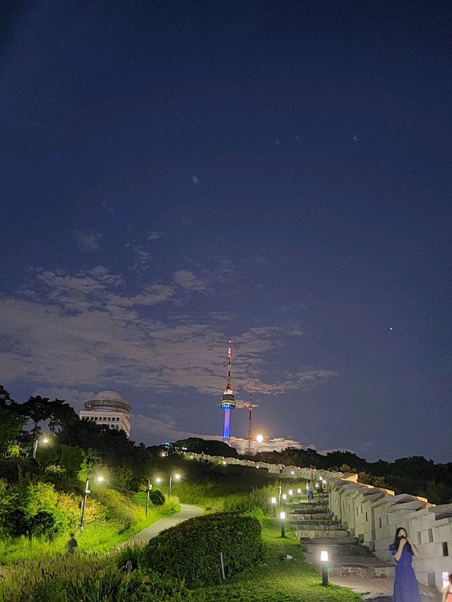 남산공원에서 치맥 때리기🍻