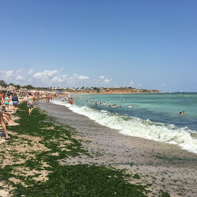 Beautiful beach in southern Romania 