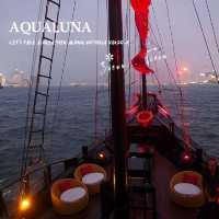ล่องเรือชมวิวอ่าว Victoria Habour with AQUALUNA