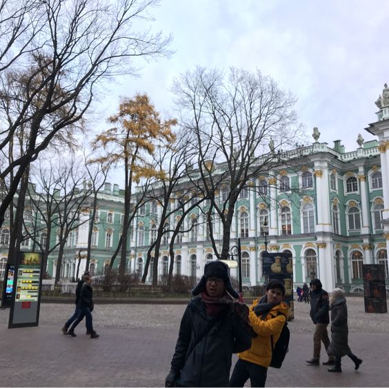 winter palace at st.peterburg russia