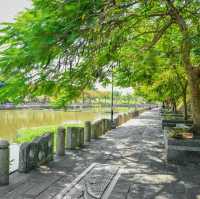 新竹關西 牛欄河親水公園+東安古橋 拍照優美