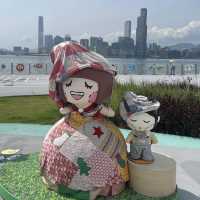 灣仔海旁散步之旅：靚爆Chocolate Rain打卡位！維港海上樂園