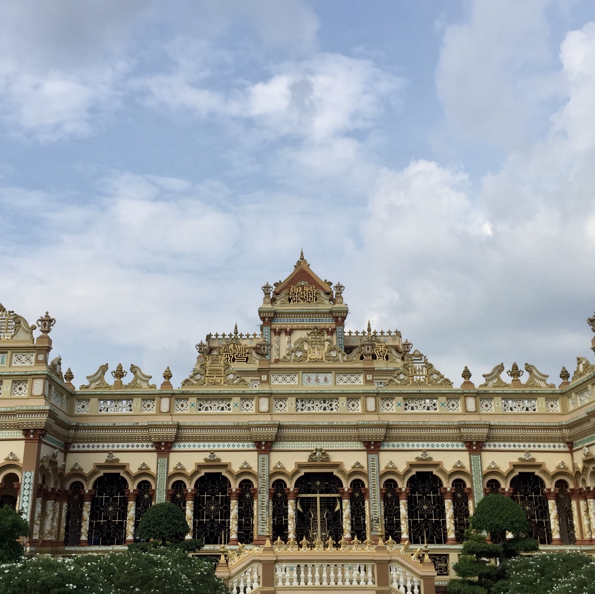 One of the famous temple in Mekong Delta