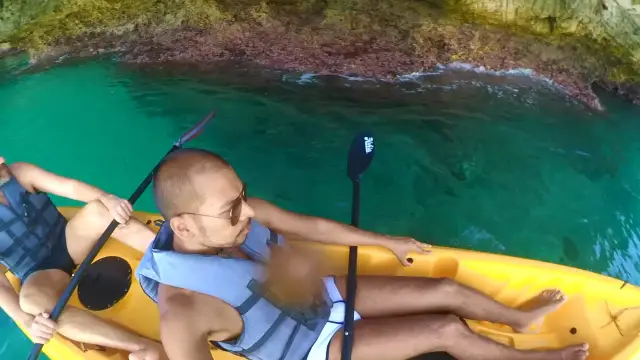 Kayaking in Boracay Beach 🏖 