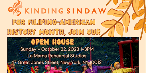 Kinding Sindaw 2023 Open House | La MaMa Rehearsal Studio