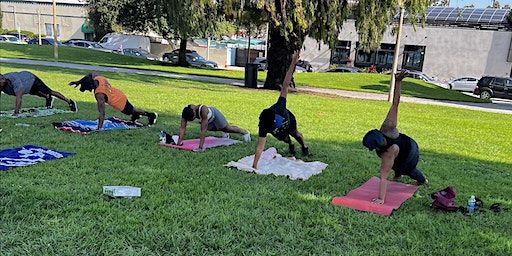 Black Living Healthy Beach Workout | Belmont Veterans Memorial Pier