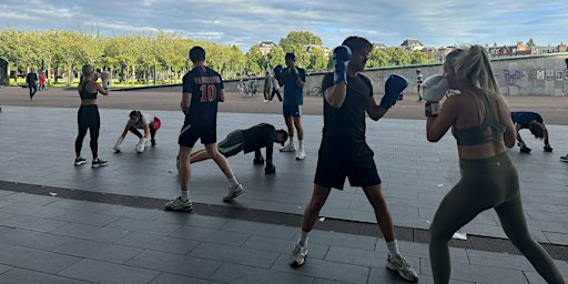 Outdoor Kickboxing at Museumplein by Phillip with Jimme! | Stedelijk Museum Amsterdam
