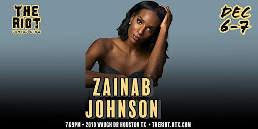The Riot Comedy Club Presents Headliner Zainab Johnson | Rudyard's