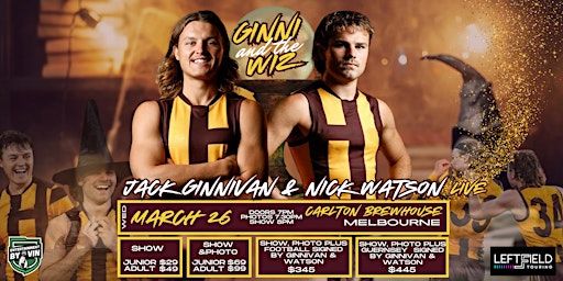 Ginni & The Wiz! Jack Ginnivan & Nick Watson LIVE at Carlton Brewhouse! | Carlton Brewhouse