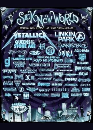 美國拉斯維加斯SICK NEW WORLD 2025音樂節 | Las Vegas Festival Grounds