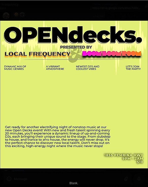 OPEN DECKS 2 | Boom Boom Room Nightclub