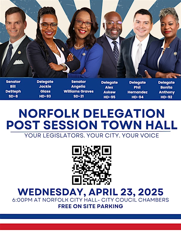 Norfolk Delegation Post Session Town Hall | Norfolk City Hall