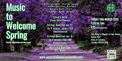 Music to Welcome Spring | The King’s Chapel of the Savoy