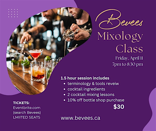Bevees Mixology Class | Bevees Booze-Free Bottle Shop & Beverage Room