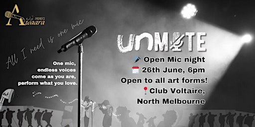 Unmute- Open mic | Club Voltaire