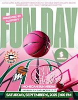 AKA NAR Cluster V: CT Sun vs Phoenix Mercury Basketball Fun Day | Mohegan Sun Arena