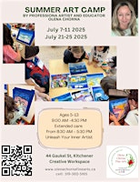 Summer Art Camp 2025 with Olena Chorna | 44 Gaukel St