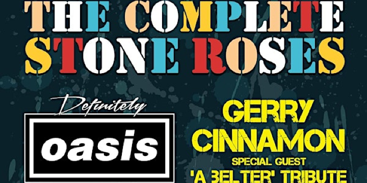 Definitely Oasis vs. The Complete Stone Roses + Gerry Cinnamon tribute | Troon Town Hall and Walker Hall