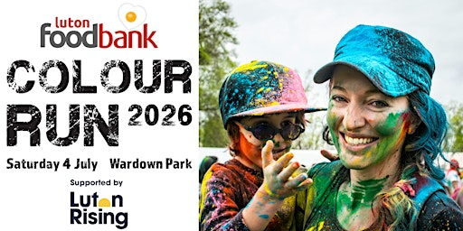 Luton Foodbank 2026 5k Charity Colour Run | Wardown Park (at the boat house)