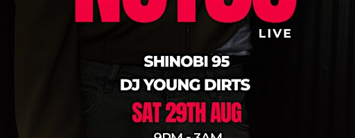 NOT3S Live at The Bloom Lounge | Bank Holiday Saturday | Ipswich | The Bloom Lounge