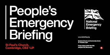 People's Emergency Briefing - St Paul's Cambridge | St. Paul's Church and Community Centre