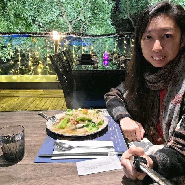 有靚靚露台的泰國菜館