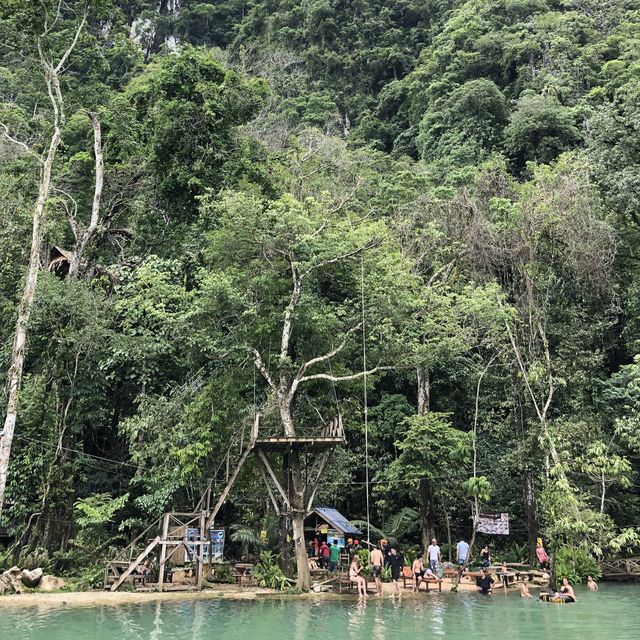 Blue Lagoon @ Vang Vieng, Laos