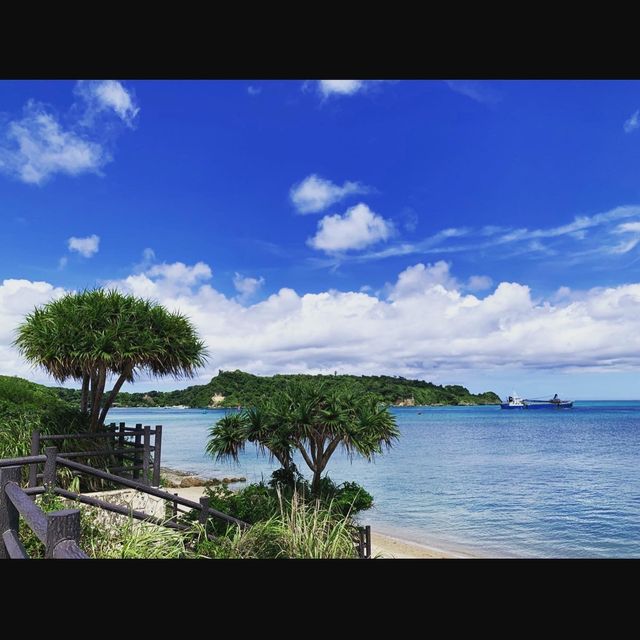 沖縄　古宇大橋　絶景です！
