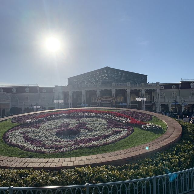 クリスマスの東京ディズニーランド