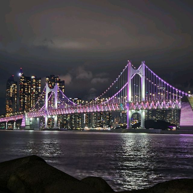 부산 광안리 해수욕장, 밤 산책하기 좋은 곳