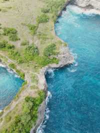 Beautiful coastal formation in Nusa Penida!