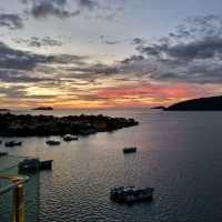 Sunset from Kota Kinabalu Marriott