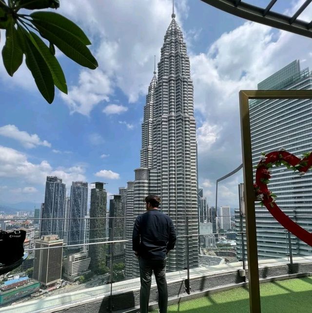 KLCC view from Envi Skydining