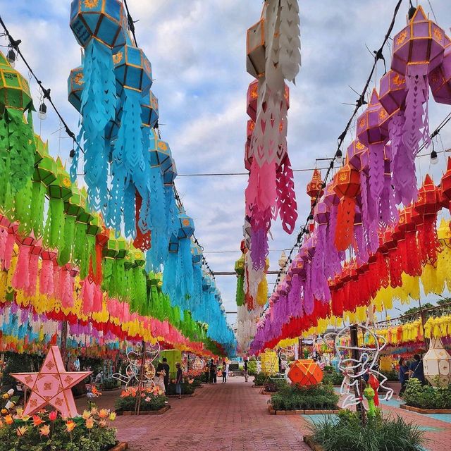 Charms of Lamphun, lit by handmade lanterns ✨