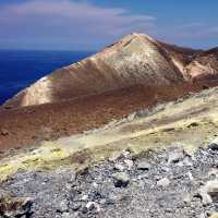 登上火山口於高空欣賞美景