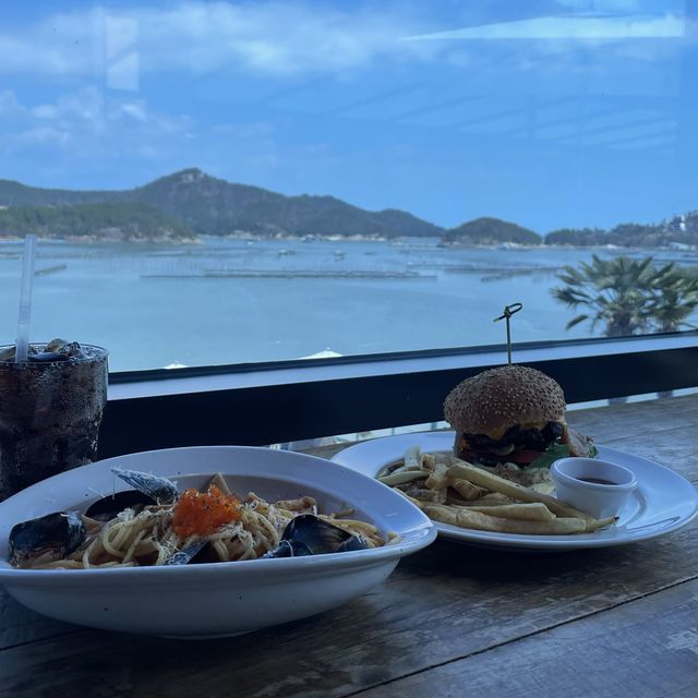 여수 뷰좋은카페에서 브런치해요😋 여수 카페 로스티아