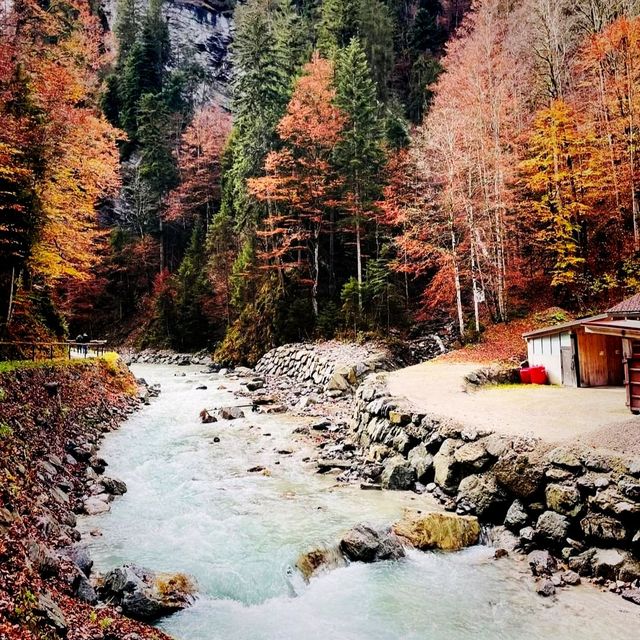 The beautiful natural wonder Partnach Gorge