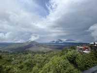 Cafe with stunning view of Mount Batur