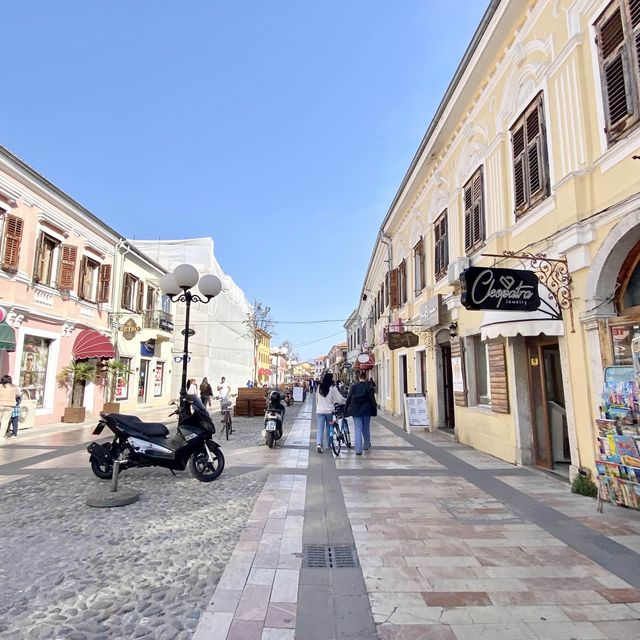 Pedestrian street of Shkoder